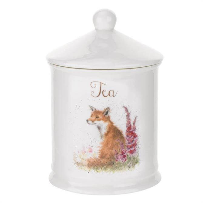 Royal Worcester Wrendale Fox Tea Caddy